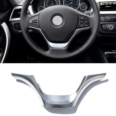 Autó szénszálas belső kormánykerék dekoratív keret panel burkolat burkolat BMW 3-as sorozat F30 F32 F34 2013-2019 tartozékokhoz