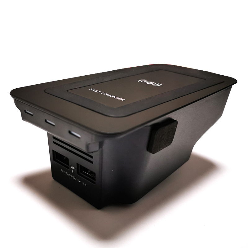 Încărcător fără fir QI pentru mașină pentru Volvo XC90 S90 V90 XC60 V60 C60 2018 2019 2020, accesorii pentru încărcător pentru telefon fără fir, placă de încărcare