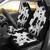 Huse scaun auto Cow Farmer (Set De 2) Huse scaune universale față pentru mașină și SUV Protector scaun personalizat Accesoriu mașină cu animale din desene animate