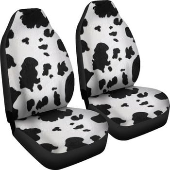 Καλύμματα καθισμάτων αυτοκινήτου Cow Farmer (Σετ 2 ）Προσωπικά καλύμματα καθισμάτων αυτοκινήτου και SUV Custom Seat Protector cartoon cartoon animal)