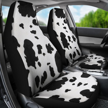 Καλύμματα καθισμάτων αυτοκινήτου Cow Farmer (Σετ 2 ）Προσωπικά καλύμματα καθισμάτων αυτοκινήτου και SUV Custom Seat Protector cartoon cartoon animal)