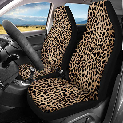 Huse scaun auto Cow Farmer (Set De 2) Huse scaune universale față pentru mașină și SUV Protector scaun personalizat Accesoriu mașină cu animale din desene animate