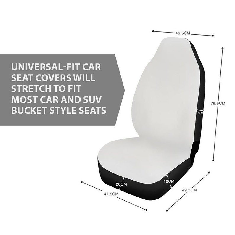 Huse scaun auto Cow Farmer (Set De 2) Huse scaune universale față pentru mașină și SUV Protector scaun personalizat Accesoriu mașină cu animale din desene animate