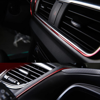 Διακοσμητικές λωρίδες εσωτερικού αυτοκινήτου 5M για Suzuki Sx4 Swift Sport Jimny Vitara Samurai Car Central Control Αξεσουάρ στυλ διακόσμησης