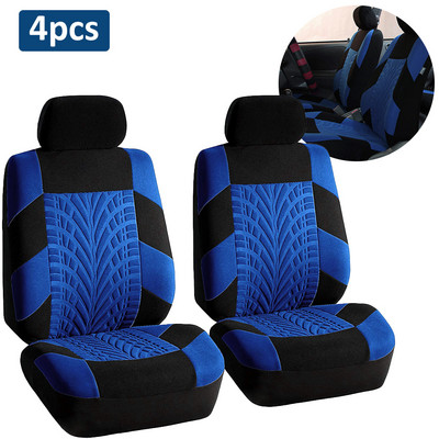 Univerzális autós üléshuzat készlet Első hátsó teljes ülés belső huzatok tartós légáteresztő léghálós szövet ülésvédelem Tartozékok