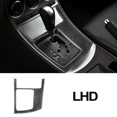 Mazda 3 Axela 2010 2011 2012 2013 szénszálas sebességváltó panel borító burkolat kerethez matrica dekor tartozékaihoz