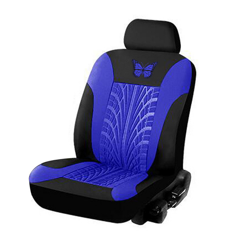 Butterfly automobilių sėdynių užvalkalų rinkinys Universalus padangų takelio detalių raštas Automatinis sėdynės apsauginis užvalkalas, skirtas lauko automobilių vidaus priedams