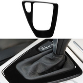 Auto salongi käiguvahetuspaneeli kleebis Dekoratiivne katte trimm BMW 3. seeria E90 E92 2005-2008 2010 2011 2012 tarvikud must