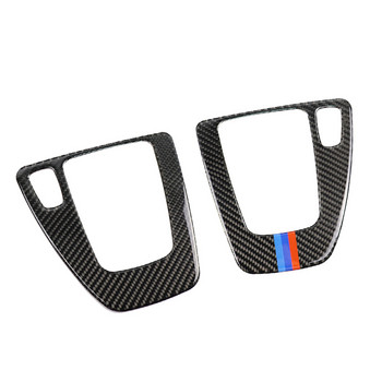 Оформление на автомобила Истински въглеродни влакна на контролния панел на капака на стикера за BMW 3 серия E90 E92 e93 2005-2009 2010 2011 2012