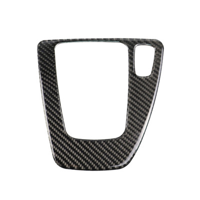 Car styling din fibră de carbon reală pentru panoul de control al schimbătorului de viteze, ornament autocolant pentru BMW seria 3 E90 E92 e93 2005-2009 2010 2011 2012