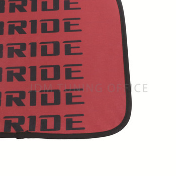 4бр. BRIDE Fabric Аниме Автомобилни подложки Протектор JDM Racing Style Универсални водоустойчиви неплъзгащи се автомобилни интериорни килими