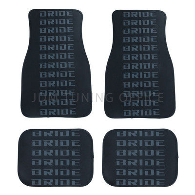 4db BRIDE Fabric Anime autós padlószőnyeg Protector JDM Racing stílusú univerzális vízálló, csúszásmentes autó belső szőnyegek