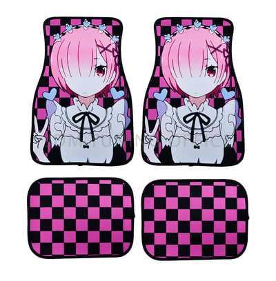 4db BRIDE Fabric Anime autós padlószőnyeg Protector JDM Racing stílusú univerzális vízálló, csúszásmentes autó belső szőnyegek