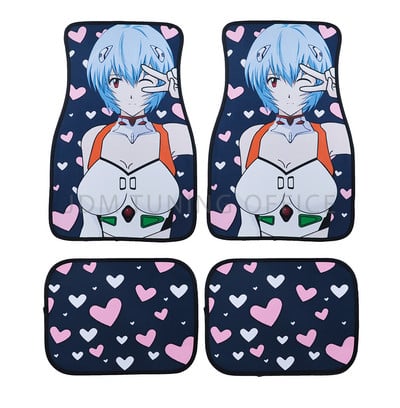 4db BRIDE Fabric Anime autós padlószőnyeg Protector JDM Racing stílusú univerzális vízálló, csúszásmentes autó belső szőnyegek