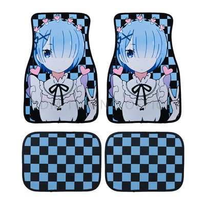 4db BRIDE Fabric Anime autós padlószőnyeg Protector JDM Racing stílusú univerzális vízálló, csúszásmentes autó belső szőnyegek