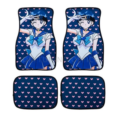 4db BRIDE Fabric Anime autós padlószőnyeg Protector JDM Racing stílusú univerzális vízálló, csúszásmentes autó belső szőnyegek