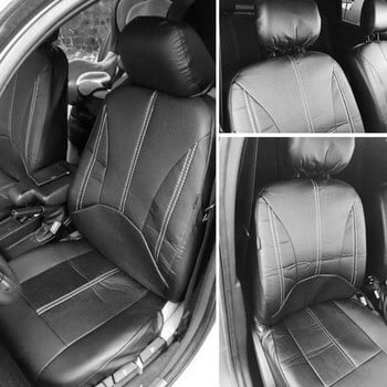 Универсален комплект калъфи за автомобилни столчета от PU кожа за четири сезона, дишащ автомобилен интериорен стайлинг протектор за автомобилни столчета за VOLKSWAGEN Nissan