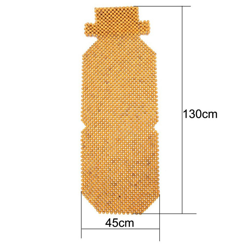 Universaalne Summer Cool Wooden Beads istmekate Massaaž autoistme padi 45x130cm padi tooli kate Auto Auto Office Home