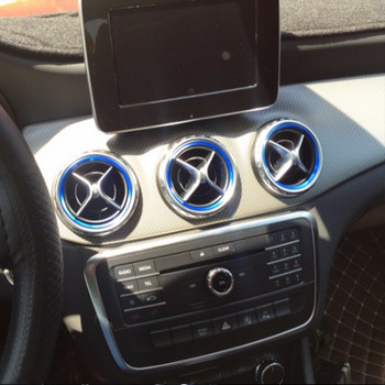 5 ΤΕΜ. Κλιματισμός AC Έξοδος Αεραγωγός Κάλυμμα δακτυλίου Διακοσμητικό για Mercedes Benz CLA GLA GLC Class W117 X156 AMG Styling αυτοκινήτου