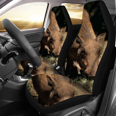 „Boar Animal Pattern“ automobilio sėdynės užvalkalas tinka daugeliui automobilio salono priedų. Rinkinys iš 2 universalių priekinių sėdynių užvalkalų