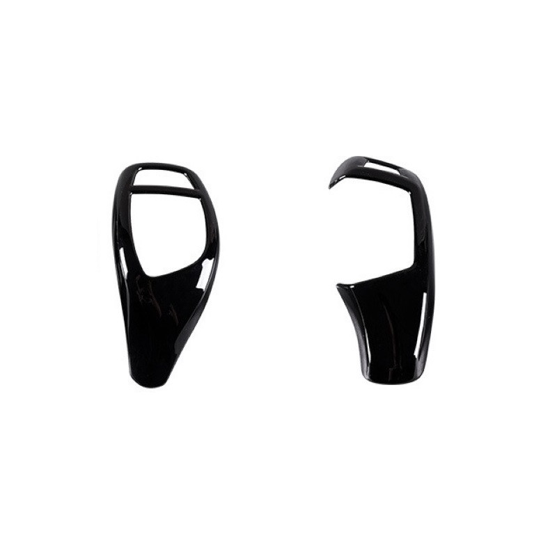 Világos fekete ABS autós sebességváltó gomb díszburkolat védőmatricák BMW 1 2 3 5 sorozathoz X3 X4 X5 X6 F30 F10 F32 F25 F15 F16