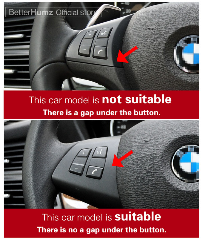 BETTERHUMZ süsinikkiust auto rooliratta nupu trimmi M Performance kleebised BMW X5 E70 X6 E71 2008-2013 autotarvikutele