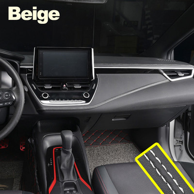 4 méteres univerzális autós öntapadó bőr díszítő vonalszalag ajtó műszerfalhoz, barkácsolás, autó módosítások belső kiegészítők