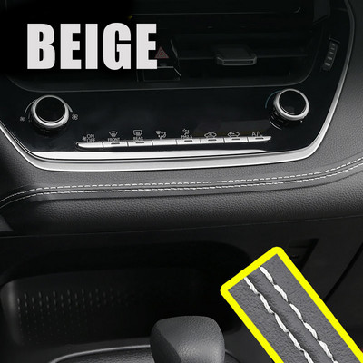 Linie decorativă din piele PU pentru mașină, ușă tablou de bord, muluri universale, ornamente, benzi de împletitură DIY, decorare în stil interior al mașinii