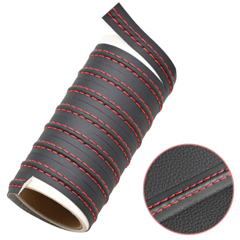 Car pu Δερμάτινη διακοσμητική γραμμή λωρίδα ταμπλό Πόρτα καθολική καλούπια Διακοσμητικά DIY πλεξούδα λωρίδες Διακόσμηση εσωτερικού στυλ αυτοκινήτου