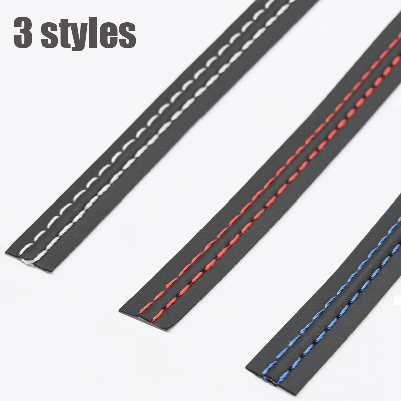 Car pu Δερμάτινη διακοσμητική γραμμή λωρίδα ταμπλό Πόρτα καθολική καλούπια Διακοσμητικά DIY πλεξούδα λωρίδες Διακόσμηση εσωτερικού στυλ αυτοκινήτου