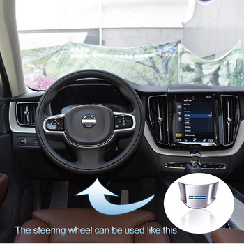 για τιμόνι Volvo S90 XC90 διακοσμητικό πλαίσιο xc60 v90 εσωτερικά αυτοκόλλητα με ειδική επένδυση ABS s60 v60 2020 Αξεσουάρ αυτοκινήτου