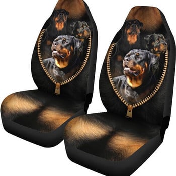 Καλύμματα καθισμάτων Rottweiler4 Κάλυμμα καθίσματος για σκύλους Καλύμματα καθισμάτων αυτοκινήτου για ζώα, Animal Custom, στυλ Mandala, προσαρμοσμένα καλύμματα μπροστινών καθισμάτων αυτοκινήτου