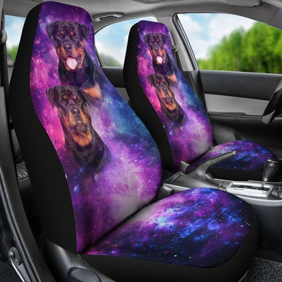 Rottweiler üléshuzatok4 Kutyák üléshuzatok Állati autós üléshuzatok, Animal Custom, Mandala stílusú, Egyedi első autós üléshuzatok