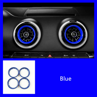 Pentru Audi A3 8V RS3 2016-2019, culoare fibră de carbon, cercuri de aerisire interioară, consola centrală, garnitură pentru cadru de aer condiționat