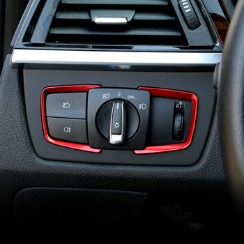 ABS превключвател за регулиране на фаровете на автомобила Стикер за облицовка на рамката, подходящ за BMW 1 2 3 4 Series F30 F31 F32 F34 F20 F21 F36 X5 F15 X6 F16