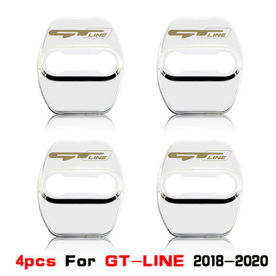 4db Car Door Lock cover Protect for kia gt gtline k3 k5 seltos atlantica ceed Forte RIO STINGER 2018-2020 autó kiegészítők