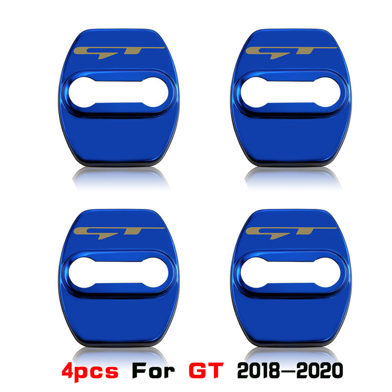 4db Car Door Lock cover Protect for kia gt gtline k3 k5 seltos atlantica ceed Forte RIO STINGER 2018-2020 autó kiegészítők
