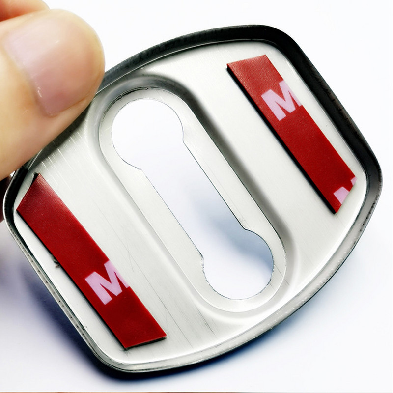4db Car Door Lock cover Protect for kia gt gtline k3 k5 seltos atlantica ceed Forte RIO STINGER 2018-2020 autó kiegészítők