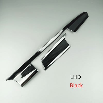 Središnja konzola Upravljačka ploča, navigacijski poklopac, ukrasne trake, 2 komada za Audi A6 C7 2012-2018 Dodaci za unutrašnjost automobila od nehrđajućeg čelika