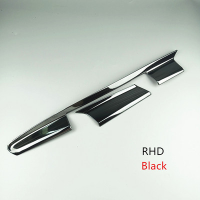 Središnja konzola Upravljačka ploča, navigacijski poklopac, ukrasne trake, 2 komada za Audi A6 C7 2012-2018 Dodaci za unutrašnjost automobila od nehrđajućeg čelika