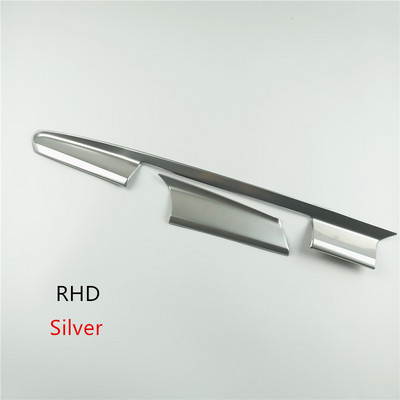 Središnja konzola Upravljačka ploča, navigacijski poklopac, ukrasne trake, 2 komada za Audi A6 C7 2012-2018 Dodaci za unutrašnjost automobila od nehrđajućeg čelika