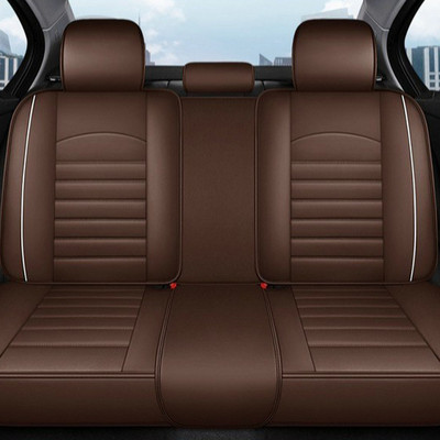 Universāls PU ādas automašīnas sēdekļa pārsegs Suzuki Swift Jimny Grand Vitara Sx4 Ignis Samurai Baleno Auto Parts Pilna pārklājuma aizsargs