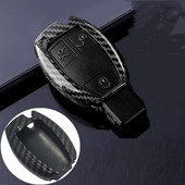 Süsinikkiust stiilis auto võtmekaane ümbris Mercedes Benz ABCE CLA GLA S klassile W204 W203 W211 W212 W176 AMG autotarvikutele