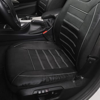 AUTOYOUTH Калъфи за автомобилни седалки Мека луксозна PU кожа За electra glide За i30 Coupe За RANGE ROVER IV(L405) Черен за GLC(X253)