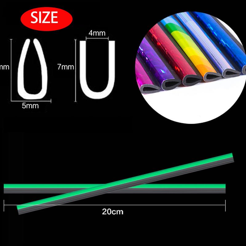 10 kom. Trake za ukrašavanje interijera automobila Ukrasna obloga Automatski klima uređaj Rešetka ventilacijskog otvora Kromirana unutarnja traka Auto naljepnica