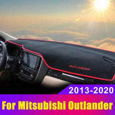 Ταμπλό αυτοκινήτου Avoid Light Pad Instrument Platform Cover Desk Carpets For Mitsubishi Outlander 3 2013-2018 2019 2020 2021