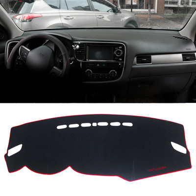 Auto armatuurlaud Väldi valguspadjakesi näidiku platvormi lauakatte matt Vaibad Mitsubishi Outlander 3 jaoks 2013-2018 2019 2020 2021