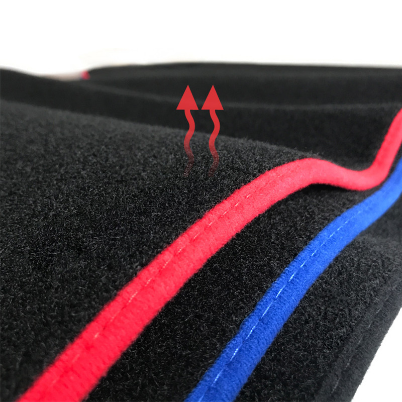 Auto armatuurlaud Väldi valguspadjakesi näidiku platvormi lauakatte matt Vaibad Mitsubishi Outlander 3 jaoks 2013-2018 2019 2020 2021