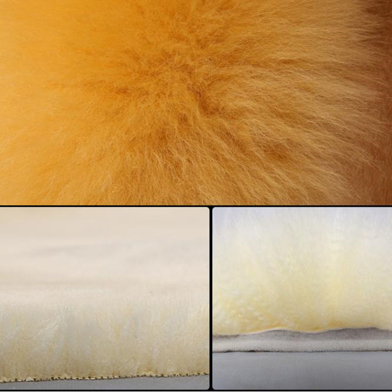 Κάλυμμα καθίσματος αυτοκινήτου Sheepskin Γνήσιο μακρύ μάλλινο κάλυμμα μπροστινού καθίσματος Αξεσουάρ Universal κάλυμμα μαξιλαριού αυτοκινήτου για 99% μοντέλα αυτοκινήτων Sedan SUV
