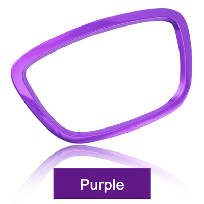 Auto alumiiniumsulamist rooliratta rõnga raami kaane kaunistus salongikleebis Autode tarvikud Audi A3 A4 A6 C7 A7 Q5 Q7 jaoks